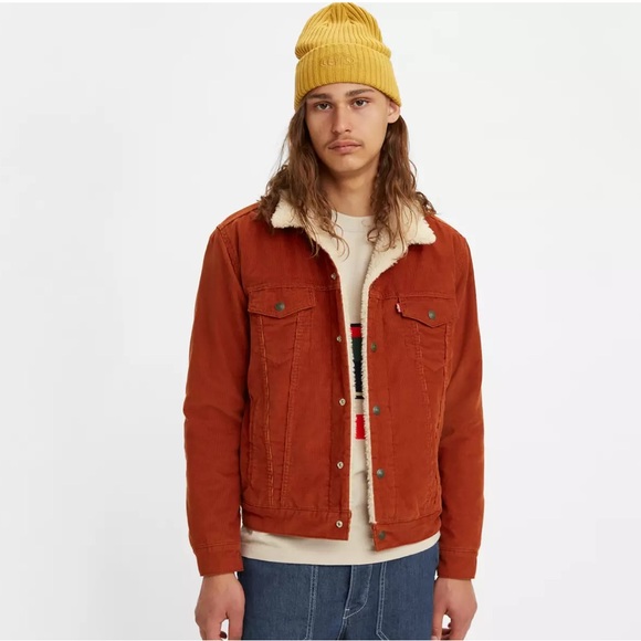 Levi’s Corduroy Trucker Sherpa Jacket - Picture 2 of 15